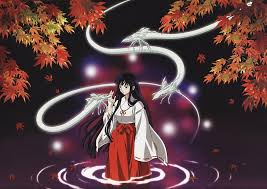 A page for describing characters: Hd Wallpaper Black Haired Female Anime Character Inuyasha One Person Illuminated Wallpaper Flare