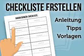 Die vorlage wird automatisch im ordner vorlagen abgelegt, um sicherzustellen, dass sie verfügbar ist, wenn sie sie zum erstellen einer neuen arbeitsmappe verwenden möchten. Checkliste Erstellen Vorlage Online 13 Tipps