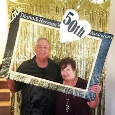 Anniversary Photo Booth Personalized Photo Frames For Event Pictures 50th Anniversary Party 40th Anniversary Party 50th Anniversary Party Ideas Parents
