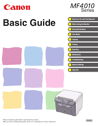 Originals 1 1 2 1. Canon I Sensys Mf4010 I Sensys Mf4018 User Manual Manualzz