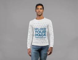 Download Long Sleeve Tee Mockup Generator Try 15k Mockups For Free Placeit