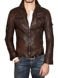 Dolce Gabbana Washed Nappa Leather Jacket