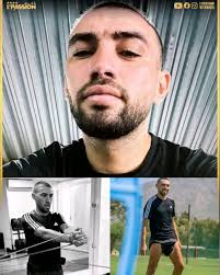 من لاعب عالمي رفقة البارصا إلى لاعب هاوي بدون فريق 💔 الدولي المغربي منير  الحدادي و بعد فسخ عقده رفقة فريق لاس بالماس و مرور شهور و شهور هاهو لا زال  يتدرب