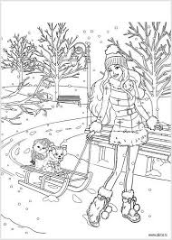 Barbie Christmas Barbie Coloring Pages Mermaid Coloring Pages Barbie Coloring