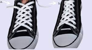 Personally, i think this looks great on vans and converse sneakers. How To Diamond Lace Shoes 4 1