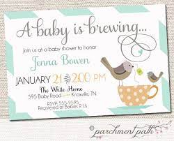 Baby Is Brewing Shower Invitation Baby Shower Coffee Or Etsy Tea Party Baby Shower Invitations Baby Shower Tea Baby Shower Invitations