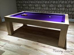 Metal corner and leg levers ; Solid Oak Pool Table And Converting Pool Dining Table From Uk Bespoke Manufacturer