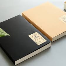 Download 128 Sheets Simple Kraft Paper Notebook Creative Office School Supplies Drawing Sketch Notebooks Blank Inn Blank Notebook Office And School Supplies Kraft Paper