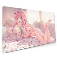 Amazon.com : Qiuqiu Darling in The Franxx Anime Mouse Pad Hentai Waifu  Mouse Pad 15.8 X 35.5 Inch 002 Long Large Non-Slip Rubber Gaming Keyboard  Mat : Office Products