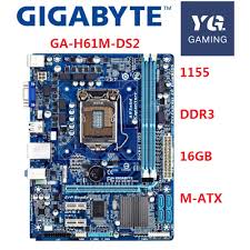 We are the top gaming gear provider. Gigabyte Ga H61m Ds2 Desktop Motherboard H61m Ds2 Lga 1155 Ddr3 M Atx Original Used Mainboard Shopee Malaysia