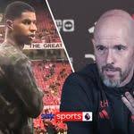 Erik ten Hag plays down the exchange between Marcus Rashford and a fan  before the recent game against Newcastle