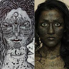 Kali — The Dark One. I randomly met an artist who told me I…