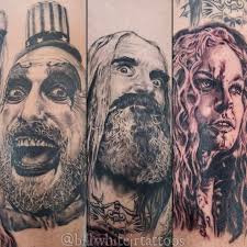 A new batch of rad House of 1000 Corpses/The Devil's Rejects tattoos.  #houseof1000corpses #thedevilsrejects #sherimoonzombie