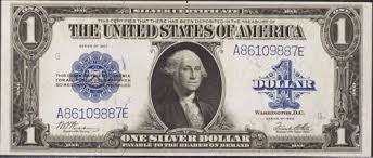 Antique Money Value Of 1 Silver Certificate