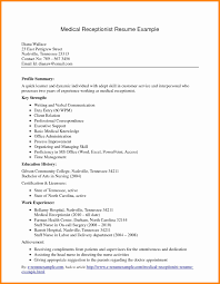 Medical Office Assistant Job Description Resume Best Of 8 Medical Receptionist Job Description