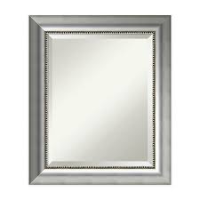 Featuring living room wall mirrors, bathroom mirrors, and home interior mirrors, large wall mirrors can act as a focal point for any space, while using a smaller mirror or grouping of mirrors adds visual interest.don't be afraid to use a large mirror in a small space. Amanti Art Vegas 41 Inch X 29 Inch Framed Wall Mirror In Nickel Silver Bed Bath Beyond