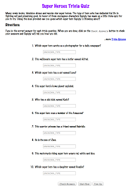 Http Www Squiglysplayhouse Com Games Quizzes Entertainment Superheroes Html Quiz Fight Evil Superhero Camp Superhero Party