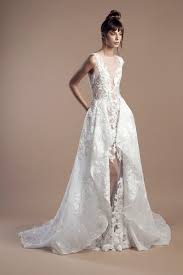 Tony Ward Bridal 2018 L Carla L Off White Sheer Fitted Dress In Lace And Embroidered Tulle Wit A Line Wedding Dress Tony Ward Bridal Wedding Dress Inspiration