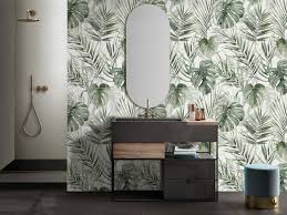 Amb 45x120 Bianco Matt + Comp. Felce Verde