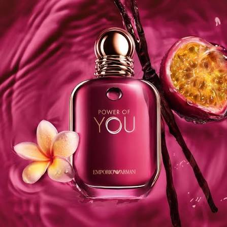 JUST LANDED Armani Power of You Eau de Parfum Where juicy passion fruit  meets warm vanilla, an irresistible expression of strength, sensuality and  self-assurance. @armanibeauty #arcstore #powerofyou #armanifragrance  #armaibeauty