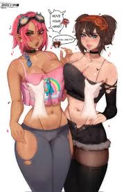 Rule 34 Dev - 1boy 2girls abioske absk_v2049 brite_raider  dark-skinned_female fortnite fortnite:_battle_royale light  light-skinned_female light-skinned_male the_machinist_(fortnite)|11456676904