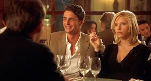 With scarlett johansson, jonathan rhys meyers, emily mortimer, matthew goode. Matthew Goode Scarlett Johansson Match Point Empty Glass Yet Match Point Movie Scarlett Johansson Scarlett