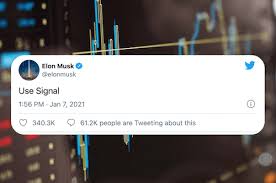 Daha önce birçok defa whatsapp'ın daha güvenli alternatifi olarak karşımıza çıkan signal, bu tweetten sonra daha da merak edilir oldu. Bourse Le Tweet A 3 8 Milliards De Dollars D Elon Musk