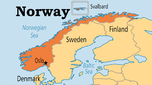 Norway map and satellite image. Norway Operation World