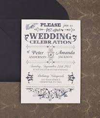 Old Fashioned Typography Wedding Invitation Typography Wedding Invitations Beach Wedding Invitations Vintage Wedding Invitations