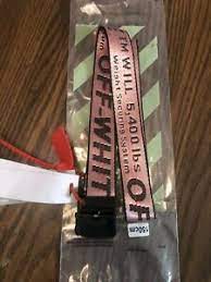 Off White Tie Down 150cm Nylon Industrial Pink Belt Offwhite Belt Ebay