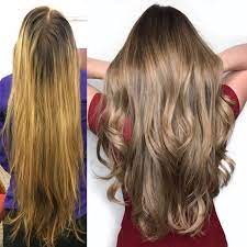 Bailey Went From Brassy Foils To Classy Balayage Fancyfollicles Diy Highlights Hair Hair Brooklyn Hair