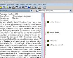 Imagem de ATLAS.ti 24 coding example