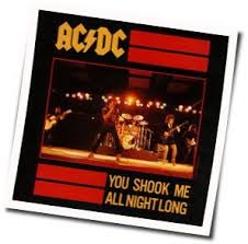 Shook Me All Night Long Guitar Chords By Ac Dc