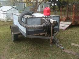 Leaf Vacuum By Mudhog Homemade Leaf Vacuum Powered By A 205cc Engine Constructed From A Surplus Trailer H Garden Tool Storage Trailer Diy Garden Tool Rack