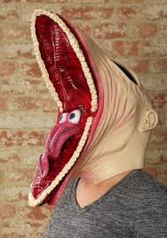 To make the tongue i took my 3rd wire hanger and bent it like shown above (measure how big you would like it inside the mouth). You Can Dress Up As Barbara And Adam From Beetlejuice For Halloween With These Awesome Masks