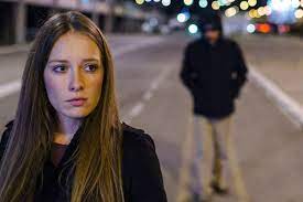 The act or crime of willfully and repeatedly following or harassing another person in circumstances that would cause a reasonable person to fear injury or death especially because of express or implied threats; Reports To Uk S Leading Anti Stalking Charity Double During Coronavirus Crisis The Independent The Independent