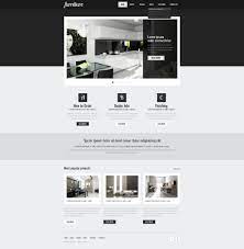 Online stores, furniture retailers and home decor shops. Furniture Website Template