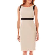 Black Label By Evan Picone Sleeveless Framed Inset Dress Rochii