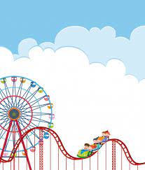 A Roller Coaster Template Paid Sponsored Ad Template Coaster Roller Abstract Paper Colorful Backgrounds Geometric Background