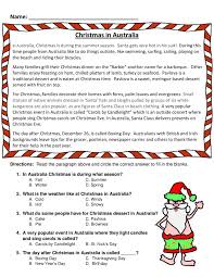 Quiz Christmas In Australia Editable Christmas In Australia Christmas In England Christmas In Germany