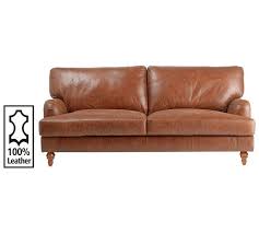 Quiero comprar barato más detalles. Buy Habitat Livingston 3 Seater Leather Sofa Tan Sofas Argos Large Leather Sofas Leather Sofa 3 Seater Leather Sofa