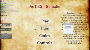Shifting showcase with the following features check out the attack on titan 2 save wizard codes. Attack On Titan Shifting Showcase Script New Youtube
