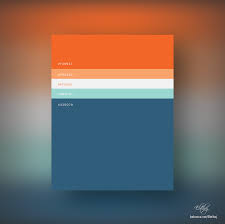 See more ideas about orange color palettes, color, orange color. Minimalist Color Palettes 2018 On Behance