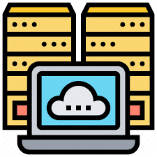 Cloud Database Farm Hosting Server Icon Download On Iconfinder Clouds Icon Business Design