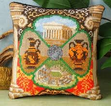 The items are produced by artecy cross stitch, mirabilia designs, bobbie g designs and others priced from $5.00 to $54.99. Ancient Greece Mini Cushion Cross Stitch Kit Sheena Rogers Designs