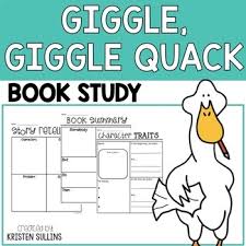 Book Study Giggle Giggle Quack By Kristen Sullins Tpt