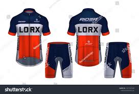 Download Cycling Jerseys Mockup T Shirt Sport Design Template Uniform For Bicycle Apparel