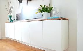 Buffet Cabinet Remarkable Regarding Long White Sideboard Sideboards Floating Buffet Table Modern Long Sideboards Excit Ikea Cabinets Ikea Diy Floating Cabinets