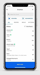 Click on the second tab in the main bar: Introducing Myfitnesspal Meal Scan On Ios Inspiration Myfitnesspal
