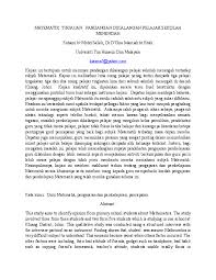 Mulai dari kalimat tunggal sampai majemuk. Doc Jurnal Temu Bual Pelajar Suhaini Mohd Salleh Academia Edu